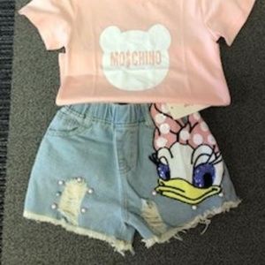 blue jean duck shorts